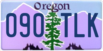 OR license plate 090TLK