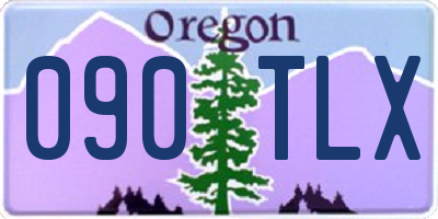 OR license plate 090TLX