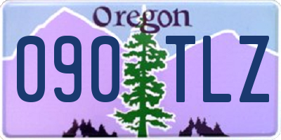 OR license plate 090TLZ