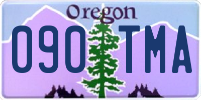 OR license plate 090TMA