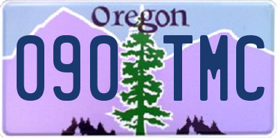 OR license plate 090TMC