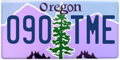 OR license plate 090TME