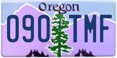 OR license plate 090TMF