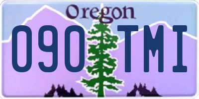 OR license plate 090TMI