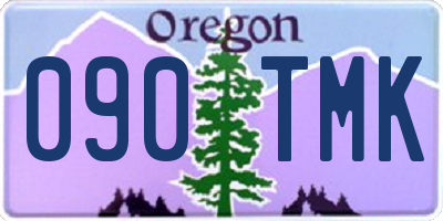 OR license plate 090TMK