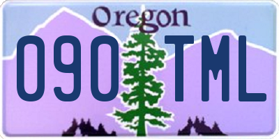 OR license plate 090TML