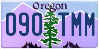OR license plate 090TMM