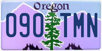 OR license plate 090TMN