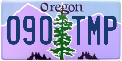 OR license plate 090TMP