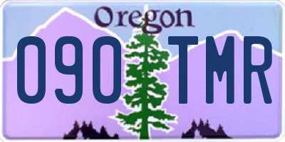 OR license plate 090TMR