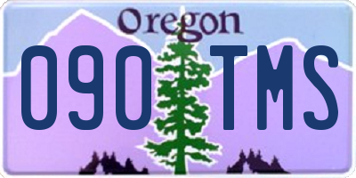 OR license plate 090TMS