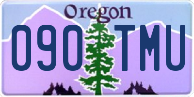 OR license plate 090TMU