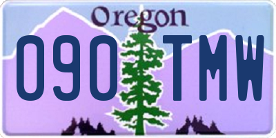 OR license plate 090TMW