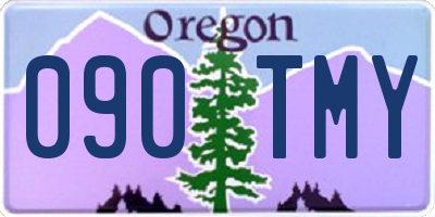 OR license plate 090TMY