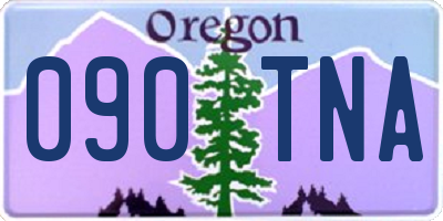 OR license plate 090TNA