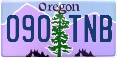 OR license plate 090TNB
