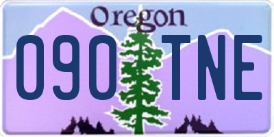 OR license plate 090TNE