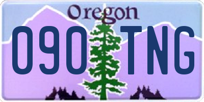 OR license plate 090TNG