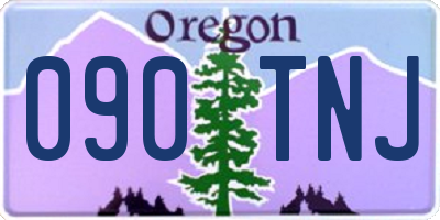 OR license plate 090TNJ