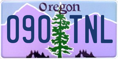 OR license plate 090TNL