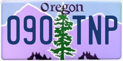 OR license plate 090TNP