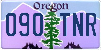 OR license plate 090TNR