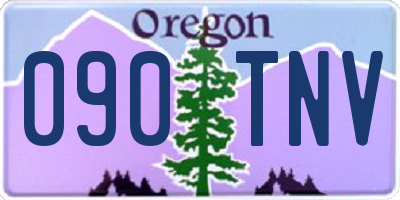 OR license plate 090TNV