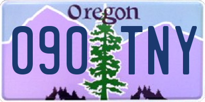 OR license plate 090TNY