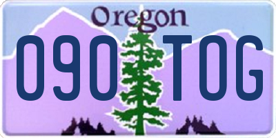 OR license plate 090TOG