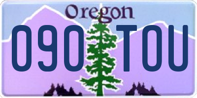 OR license plate 090TOU