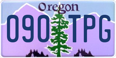 OR license plate 090TPG
