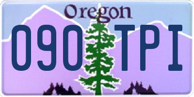 OR license plate 090TPI
