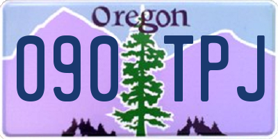 OR license plate 090TPJ