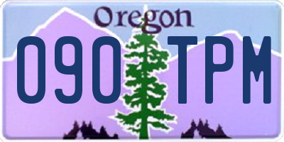 OR license plate 090TPM