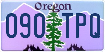 OR license plate 090TPQ