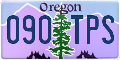 OR license plate 090TPS