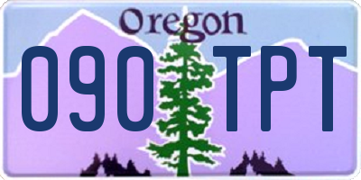 OR license plate 090TPT