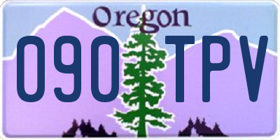 OR license plate 090TPV