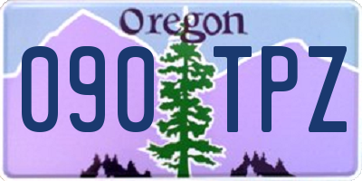 OR license plate 090TPZ