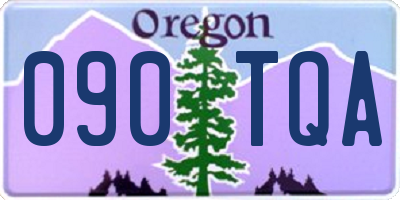 OR license plate 090TQA