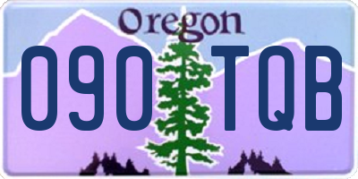 OR license plate 090TQB