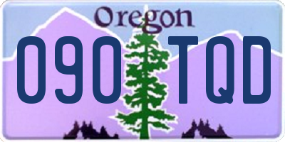 OR license plate 090TQD