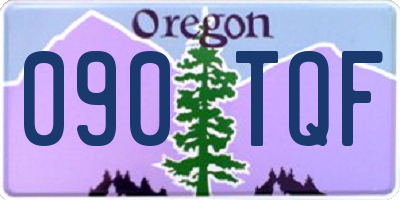 OR license plate 090TQF
