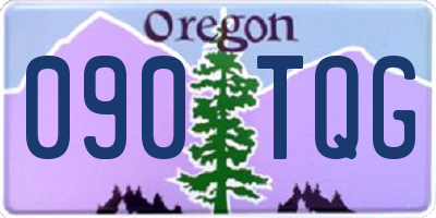 OR license plate 090TQG
