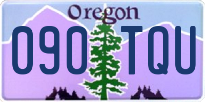 OR license plate 090TQU