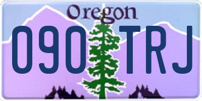 OR license plate 090TRJ