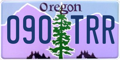 OR license plate 090TRR