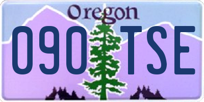OR license plate 090TSE