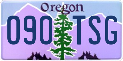 OR license plate 090TSG