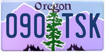 OR license plate 090TSK